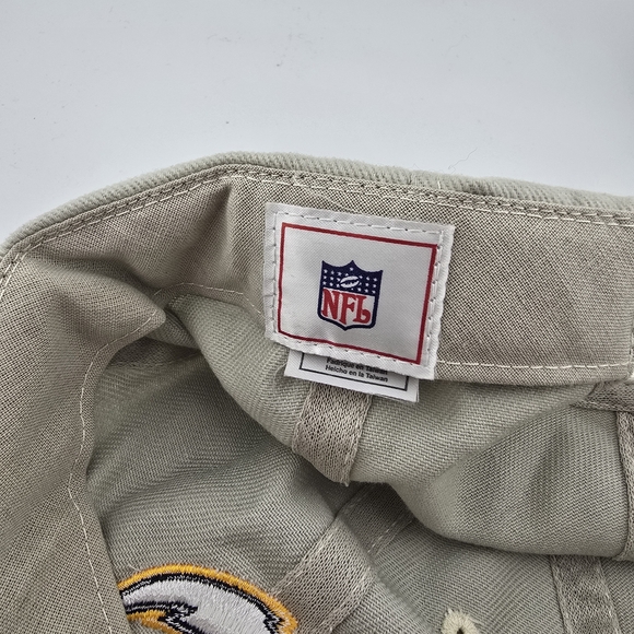 San Diego Chargers NFL Hat Khaki Dad Cap Lightning Bolt - Picture 7 of 7